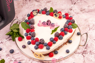 Berry Heart Cake